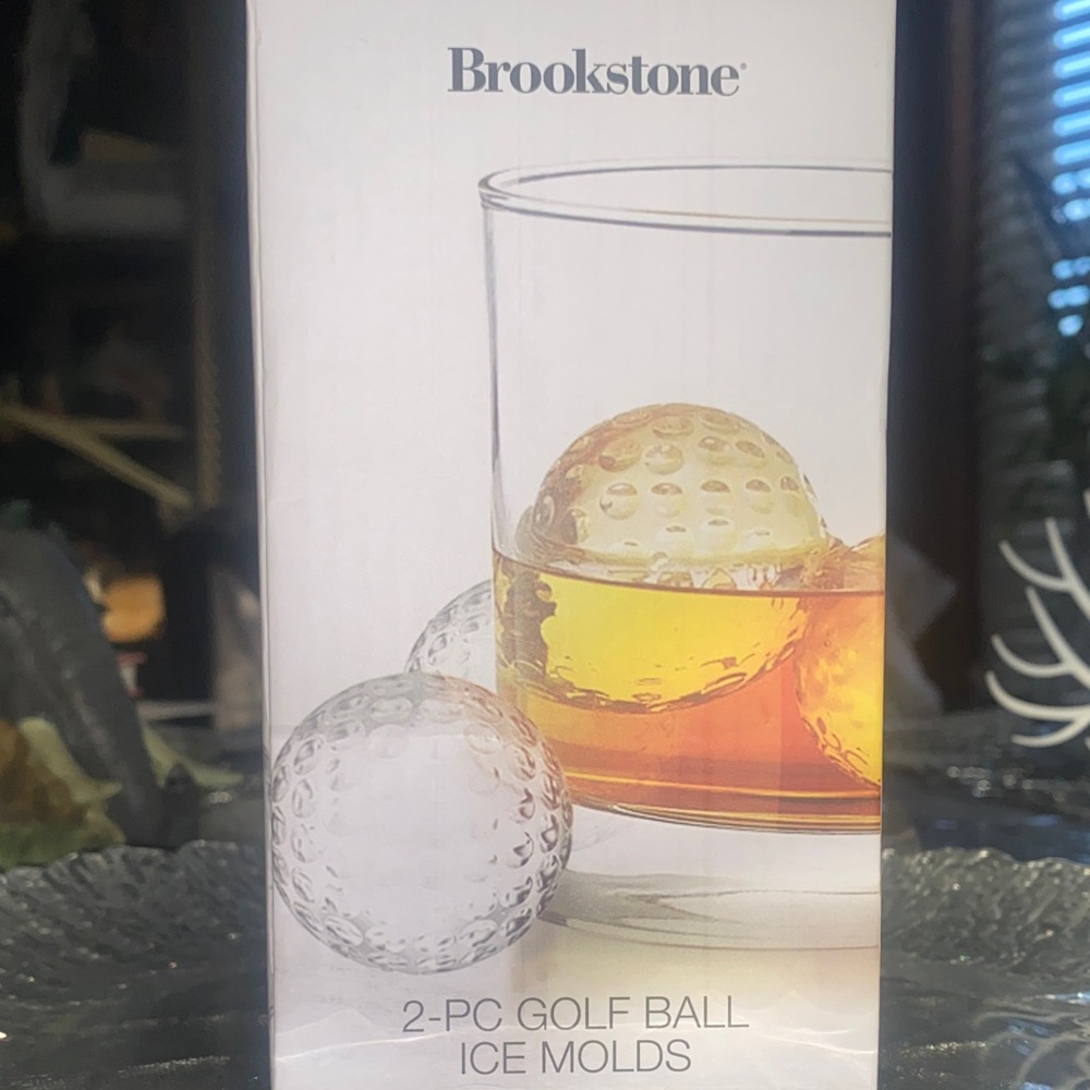 Brookstone Clear Golf Ball Ice Molds
